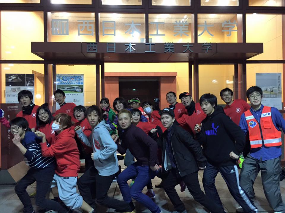 西日本工業大学の学生ボランティア団体SPD隊「防犯パトロール」様と合同パトランを実施